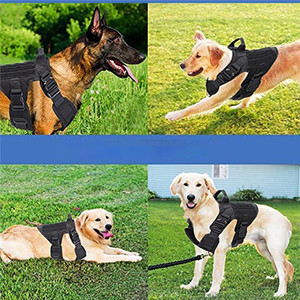 Chaleco Táctico para Perro, Talla Mediana a Grande, Nailon Impermeable, Arnés de Entrenamiento para Uso en Exteriores - Product Image 3