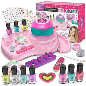 Kit de Esmalte de Uñas para Niñas, Set de Arte de Uñas, Secador de Uñas, Esmalte Desprendible, Regalo para Niñas, Recuerdos para Fiestas de Cumpleaños, Pijamadas y Spa - Product Image 2