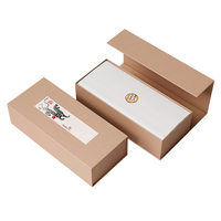 Échantillon gratuit de boîte-cadeau de luxe à couvercle rabattable avec logo personnalisé boîte d'emballage rigide pliable de production de masse du fabricant d'origine