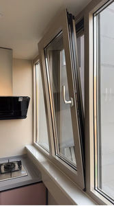 Ventana Corredera Horizontal de Aleación de Aluminio KABO con Mosquitera de Fibra de Vidrio, Diseño Moderno, Certificación Energy Star, Cierre Magnético - Product Image 2