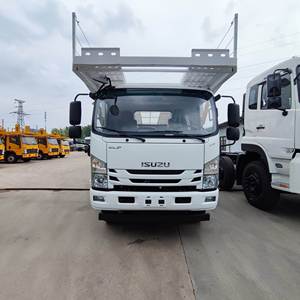 Camion porte-voitures Isuzu 4x2 diesel manuel multi-essieux semi-remorque 18T pour le transport de véhicules en Chine - Product Image 3