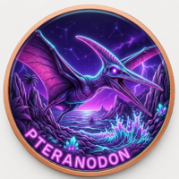 Pièce de monnaie en cuivre fin 999 de 1 oz, Pteranodon Pterosaure, relief 3D, effet UV, réplique fidèle, art métallique représentant un reptile volant du Crétacé