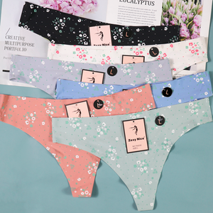 กางเกงในจีสตริงแห้งเร็วของผู้หญิง,ชุดชั้นในไร้รอยกางเกงที่ยั่งยืนเซ็กซี่ดีไซน์ใหม่ปี2020 - Product Image 2