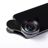 Drop Shipping 2-en-1 Objectif macro grand angle pour améliorer la photographie d'appareil photo de téléphone portable