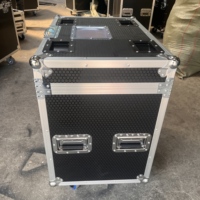 Flight case en aluminium sur mesure pour projecteur LED RGBW Zoom Wash Moving Head 19x15W, et pour projecteurs LED Disco Par en aluminium pour équipement de scène
