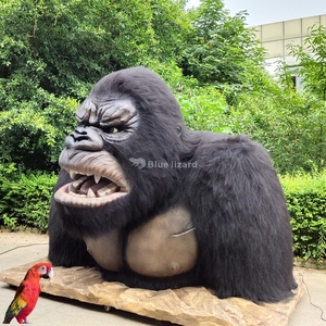 Statue réaliste de gorille <span class=keywords><strong>King</strong></span> Kong de 2 m pour la décoration intérieure de parcs à thème d'Halloween, taille personnalisée - Product Image 3