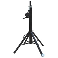 Soporte de altavoz para estudio, sistema de altura máxima de 3,8 m, 100kg, torre de elevación de aluminio para escenario con techo para rendimiento interior y exterior