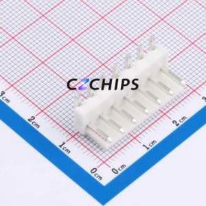 HC-VH-7A7W-05 Wire-to-Board Pin Header Bent Lead Through Hole,P=3.96mm Connector 1x7P 3.96mm Right Angle Insert VH - Product Image 1