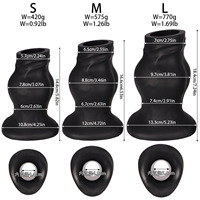 Plug anal creux en silicone liquide en forme de poing, manchon de poing pour homme et femme, jouet sexuel d'entraînement à la masturbation manuelle, dilatateur anal, dispositif de masturbation