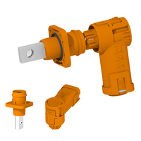 Battery Connector Surlok High Current Dc Connectors Battery Storage Connector 200a Amphenol Surlok Plus 1000v 90degree Waterproof For 35mm2 Cable