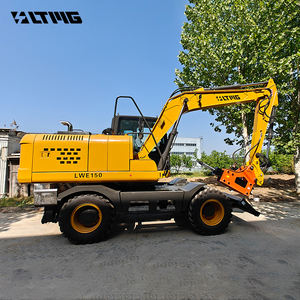 Ltmg China Nieuwe Goedkope Motor Aangedreven Graafmachine R 13.5 Ton 15 Ton 18ton Wielgraafmachine Met Brekende Hamer - Product Image 3