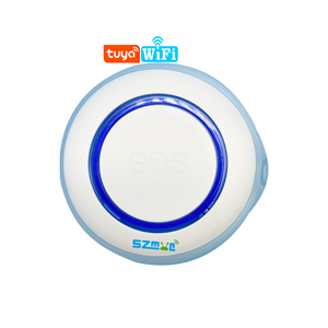 Ancianos Emergencia Tuya Smart Life Batería recargable inalámbrica USB WiFi <span class=keywords><strong>SOS</strong></span> Botón de pánico - Product Image 1