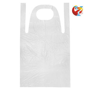 Prezzo all'ingrosso Trasparente Trasparente Ristorante Chef di Cucina Poli Pe Ldpe di Plastica Usa E Getta Grembiule - Product Image 1