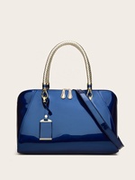 Sacs à main en cuir PU brillant pour femmes, sacs à bandoulière, sacs fourre-tout tendance, sacs de travail à poignée supérieure – Collection 2026 – Vente en gros pour designers