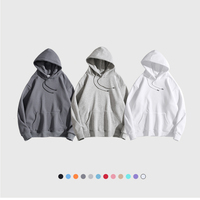 H5279 Fabricants de sweats à capuche personnalisés 360g 100% coton doublé polaire, sweats à capuche vierges pour hommes