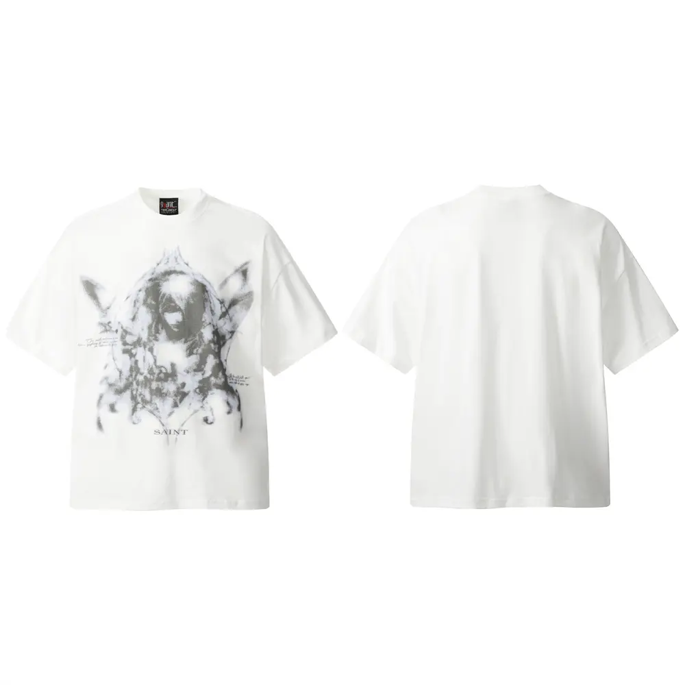 Kaus saint michael grosir pakaian berkualitas tinggi untuk kaus lengan pendek VINTAGE anime
