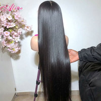 Wig Rambut Asli Vietnam Natural 13x6 HD Tanpa Lem, Wig Rambut Asli Lace Front, Rambut Sejajar Kutikula, Wig Lace Frontal 360 Full