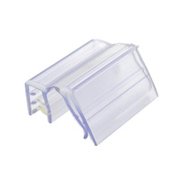 Support de Présentation Yobest en PVC Transparent Durable pour Étiquettes de Prix et Panneaux de Présentation en Magasin