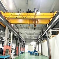 Grue à double poutre 45T EOT, entraînement européen 3-en-1 VFD, positionnement précis et fluide pour atelier d'industrie lourde et structure en acier