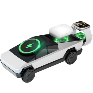 Cargador Inalámbrico Magnético 3 <span class=keywords><strong>en</strong></span> 1 con QC3.0, Base de Carga Rápida de 5V/2A para 17/16 Pro Max, para Reloj, para Pro - Product Image 1