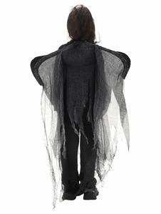 2025 nueva llegada niños medianoche Cuervo caído Ángel oscuro Halloween disfraz niña Tween Ángel DE LA MUERTE disfraz - Product Image 4