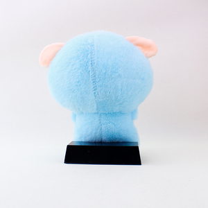 Peluche cochon avec caractéristiques brodées, super douce, en coton biologique, sans pièces rigides, sans danger pour les nourrissons, hauteur 20 cm, jouet en peluche - Product Image 2