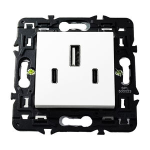 QIN 20W Zigbee Type C Prise de charge rapide <span class=keywords><strong>3</strong></span> ports USB + Type C Compatible avec la plaque frontale <span class=keywords><strong>Legrand</strong></span> - Product Image 2