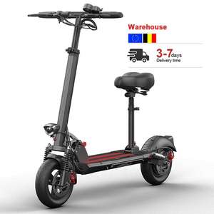 Scooter électrique pliable avec siège et deux roues, moteur arrière original, batterie au lithium 800W, 15Ah, <span class=keywords><strong>10</strong></span> <span class=keywords><strong>pouces</strong></span>, vitesse maximale rapide, 55km - Product Image 1