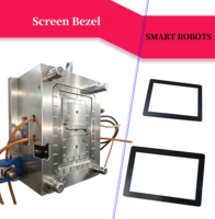 Cetakan Injeksi Rangka Penyangga Internal PC ABS Heavy Duty untuk Sasis Bawah Monitor LCD Rigid untuk Perakitan Perangkat Cerdas