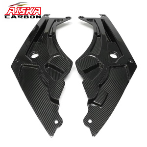 Cubierta de Repuesto para Faro Delantero del Compartimento del Motor AISKA, Soporte de Fibra de Carbono Real, Placa de Revestimiento para Capó para BMW M4 G82 G83 M3 G80 G81 - Product Image 3