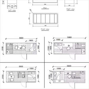 Kapsul Luar Angkasa Rumah Prefabrikasi Mudah Dipasang Rumah Modern Ramah Lingkungan Rumah Bergerak Prefabrikasi <span class=keywords><strong>Hotel</strong></span> Modular Mewah - Product Image 6