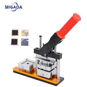 Thiết kế mới 2 "x2" 50*50 mét tùy chỉnh hình chữ nhật tay Báo Chí tủ lạnh nam châm ảnh tủ lạnh nam châm nút Maker nút Máy Maker Kit - Product Image 1