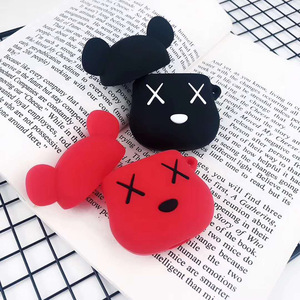 หมี3D กรณีสำหรับ <span class=keywords><strong>AirPods</strong></span> 1 <span class=keywords><strong>2</strong></span> Pro กล่องแฟชั่นสัตว์ซอฟท์ซิลิโคนหูฟังไร้สายปกป้องกัน - Product Image 6