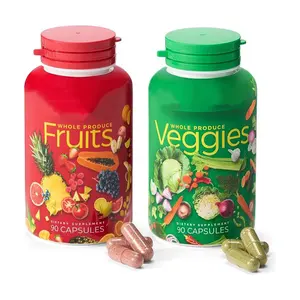 Fruits And Veggies Capsules Packed With Over 40 Different Fruits Vegetables Made With Whole Food Superfoods
