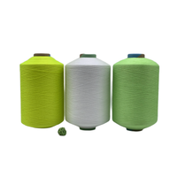 Fil photoluminescent brut 100% polyester FDY DTY pour applications textiles de sécurité en extérieur avec résistance au lavage à l'eau