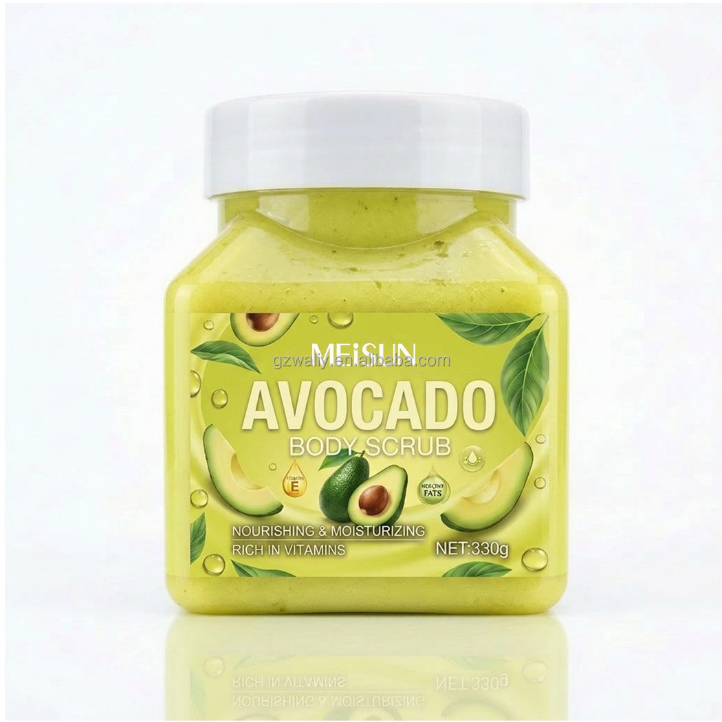 Gommage corporel à l'avocat