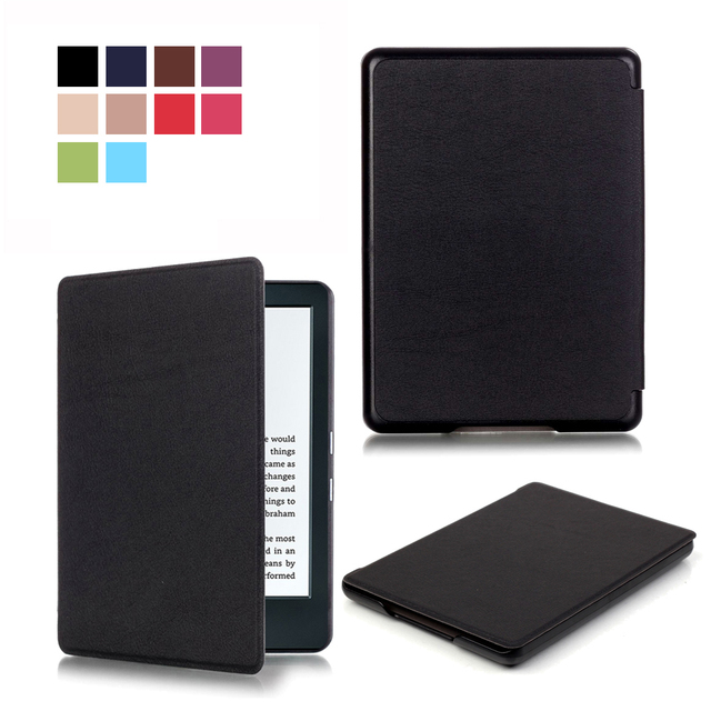 new Book Style Slim PU Leather Case Cover Shell for Kindle 8th 2016