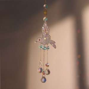 Colgante de Cristal YUXIN, Atrapasueños con Diseño Art Deco, Brillante, Decoración para el Hogar, Jardín, Regalo de Inauguración, Decoración para Fiestas - Product Image 2
