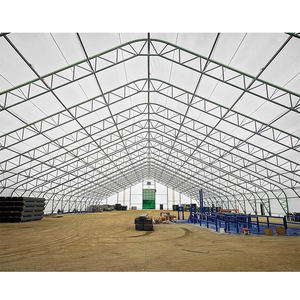 Tente de stockage industrielle temporaire personnalisable, résistance au vent 110 km/h, résistance à la neige 55 kg/m² - Abri industriel en PVC, tente d'entrepôt - Product Image 1