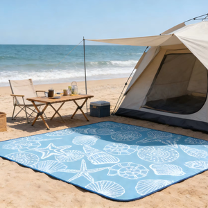 Tapis de pique-nique en plastique PP personnalisé, léger, facile à nettoyer, pour l'extérieur, vente en gros - Product Image 1