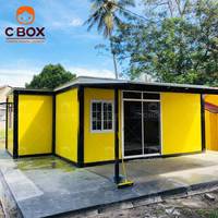 Cbox Maisons mobiles personnalisées, détachables, mini-maisons, bâtiments de bureaux modulaires, supermarchés, maisons préfabriquées en conteneurs colorés