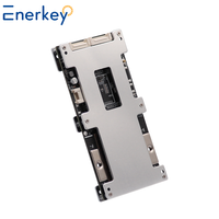 Enerkey 60V 50A Smart BMS PC 16S untuk Paket Baterai Lithium Ion/LiFePO4 dengan Fungsi Penyeimbang 48V 12V 24V