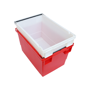 กล่องพลาสติกใส่ผักแบบวางซ้อนกันได้ - Product Image 4