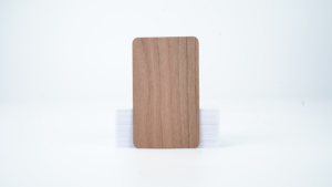 Carte de visite en bois avec solutions RFID F08 13,56 MHz, carte de visite d'entreprise - Product Image 4