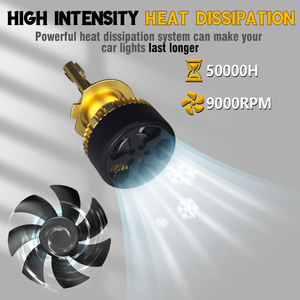 12V 24V 300 Wát 50000lm 6500K IP68 CANBUS tự động hệ thống chiếu sáng H1 H3 H4 H11 9005 9006 H7 Led Đèn Pha Bóng đèn LED ánh sáng H7 - Product Image 3