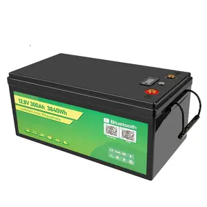 高品质有竞争力的价格12v 300ah电池磷酸铁锂Exide电池12V Lifepo4 300Ah