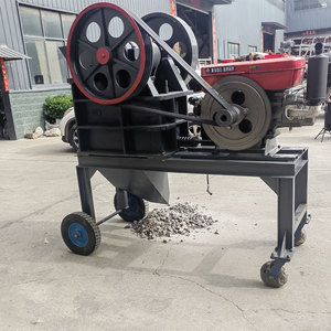 पोर्टेबल मोबाइल मिनी रेत बजरी रॉक गोल्ड माइनिंग डीजल इंजन जबड़े क्रशर के साथ उच्च उत्पादकता वाली स्टील सामग्री - Product Image 4