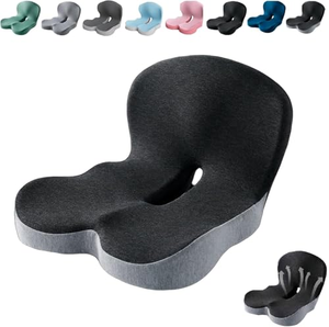 Ergonomic Seat Cushion Memory Foam Coccyx <b>Support</b> Tailbone Pain Relief <b>Office</b> <b>Chair</b> Pad Breathable Comfort Design - Product Image 1