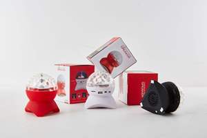 Lumière de projecteur de Noël pour <span class=keywords><strong>haut</strong></span>-<span class=keywords><strong>parleur</strong></span>, <span class=keywords><strong>boule</strong></span> disco de scène RVB LED, lumière de fête rotative colorée pour décoration KTV - Product Image 6