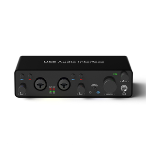 <span class=keywords><strong>Interface</strong></span> <span class=keywords><strong>audio</strong></span> <span class=keywords><strong>USB</strong></span> professionnelle pour studio, carte son d'enregistrement, mixeur <span class=keywords><strong>audio</strong></span> XLR 192 kHz 24 bits - Product Image 2
